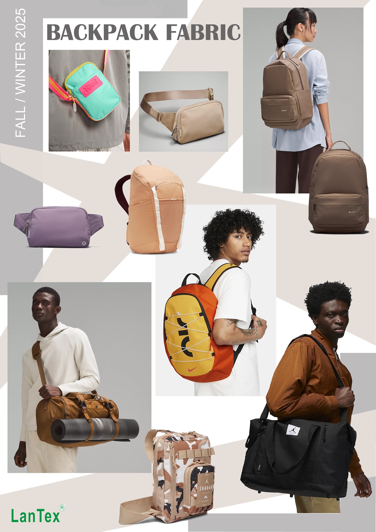 Backpack fabrics